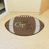 Georgia Tech Yellow Jackets Southern Style Football Mat 20.5"x32.5" 