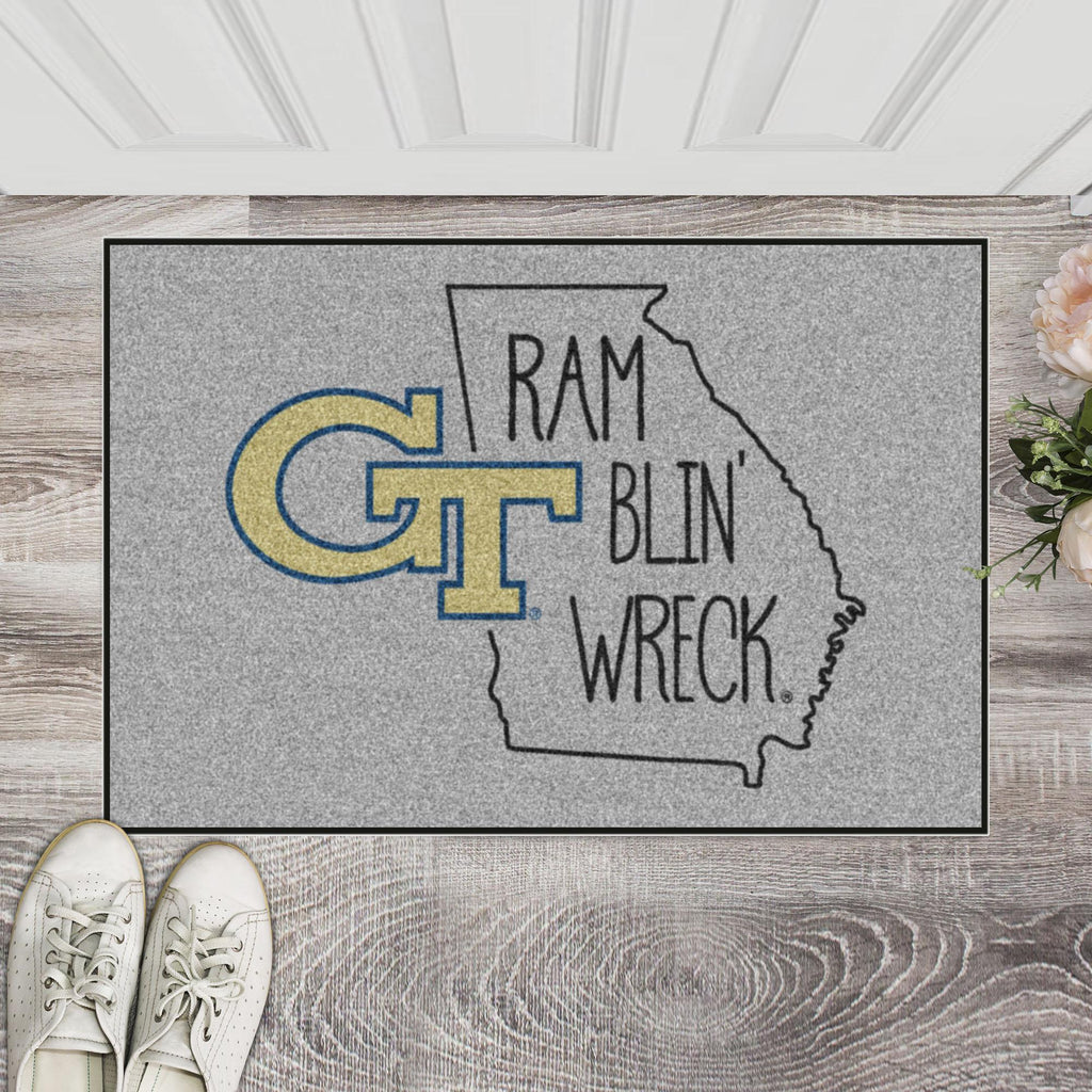 Georgia Tech Yellow Jackets Southern Style Starter Mat 19"x30" 