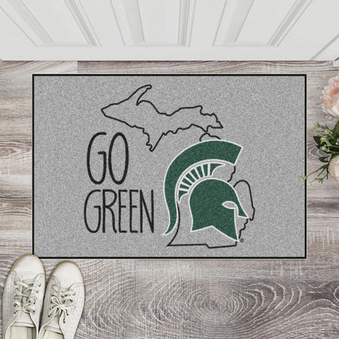 Michigan State Spartans Southern Style Starter Mat 19"x30" 