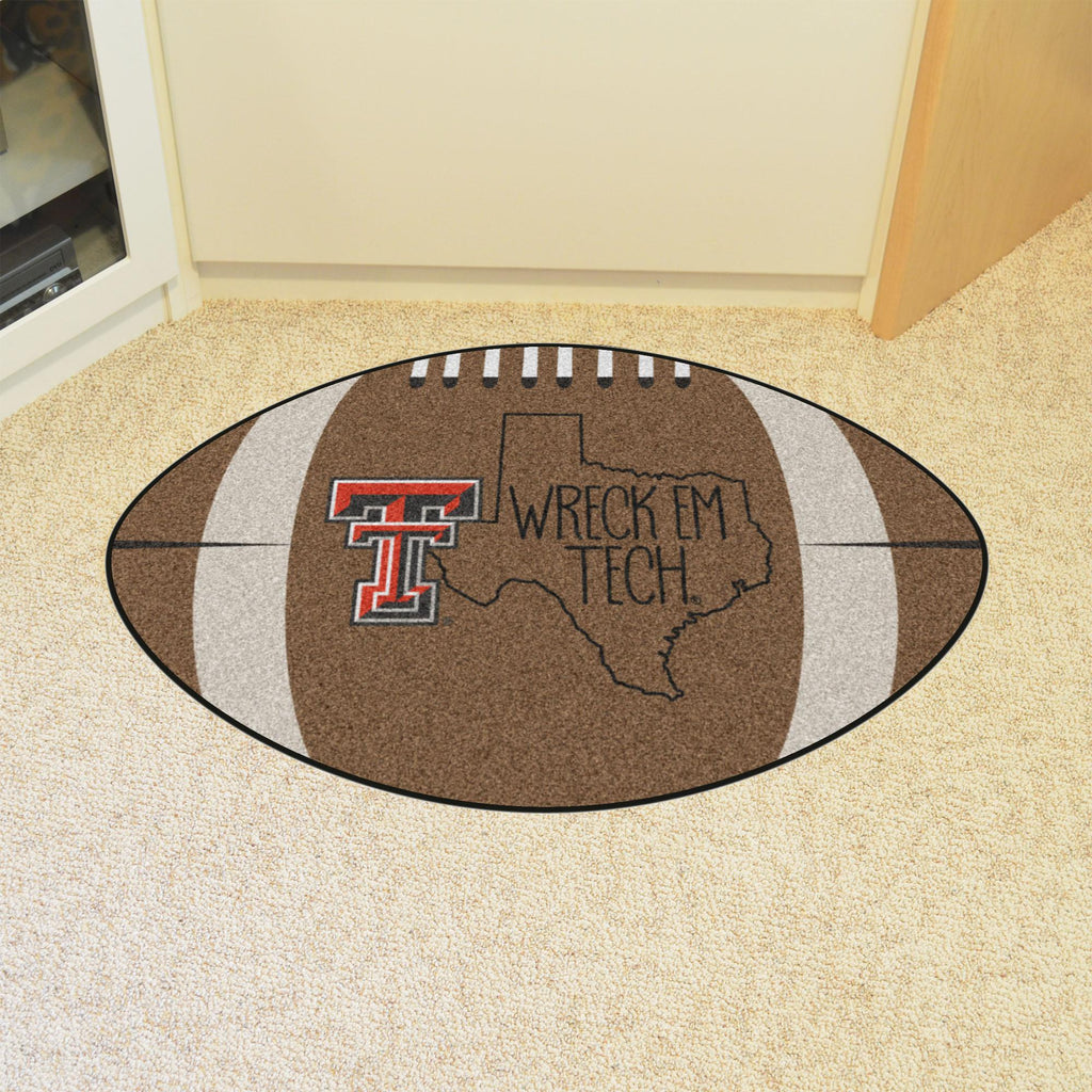 Texas Tech Red Raiders Southern Style Football Mat 20.5"x32.5" 