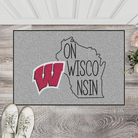 Wisconsin Badgers Southern Style Starter Mat 19"x30" 