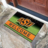 Oklahoma State Cowboys university Crumb Rubber Door Mat 18"x30" 