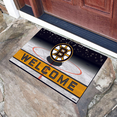Boston Bruins Crumb Rubber Door Mat 18"x30" 