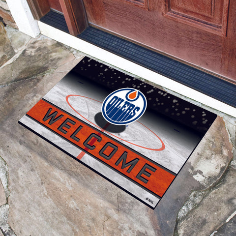 Edmonton Oilers Crumb Rubber Door Mat 18"x30" 