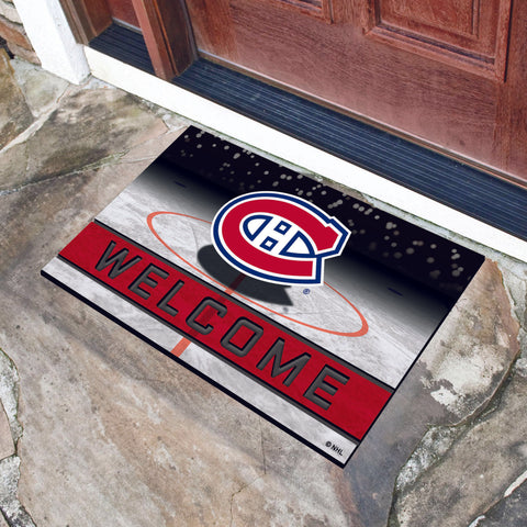 Montreal Canadiens Crumb Rubber Door Mat 18"x30" 