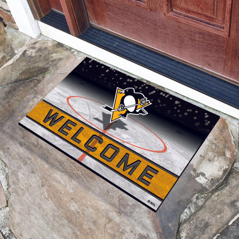 Pittsburgh Penguins Crumb Rubber Door Mat 18"x30" 