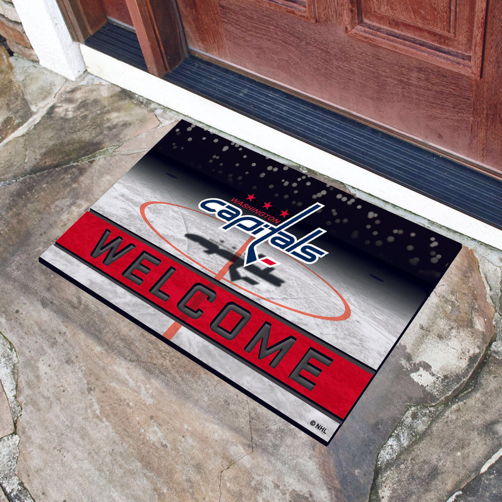 Washington Capitals Crumb Rubber Door Mat 18"x30" 