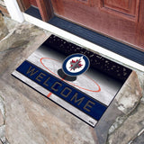 Winnipeg Jets Crumb Rubber Door Mat 18"x30" 