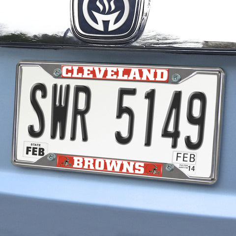 Cleveland Browns License Plate Frame 6.25"x12.25" 