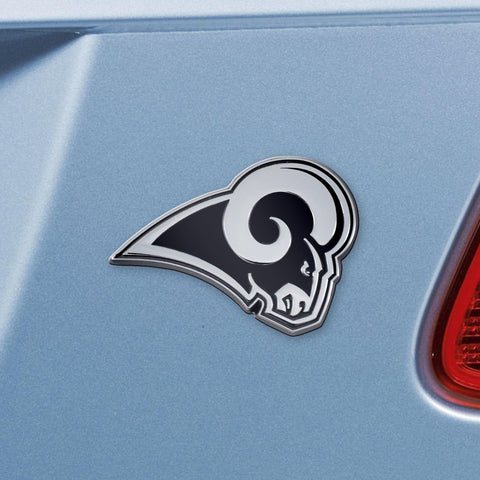 Los Angeles Rams Chrome Emblem 3"x3.2" 