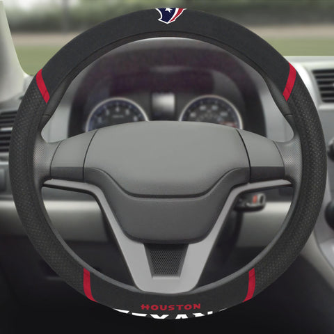 Houston Texans Steering Wheel Cover 15"x15" 