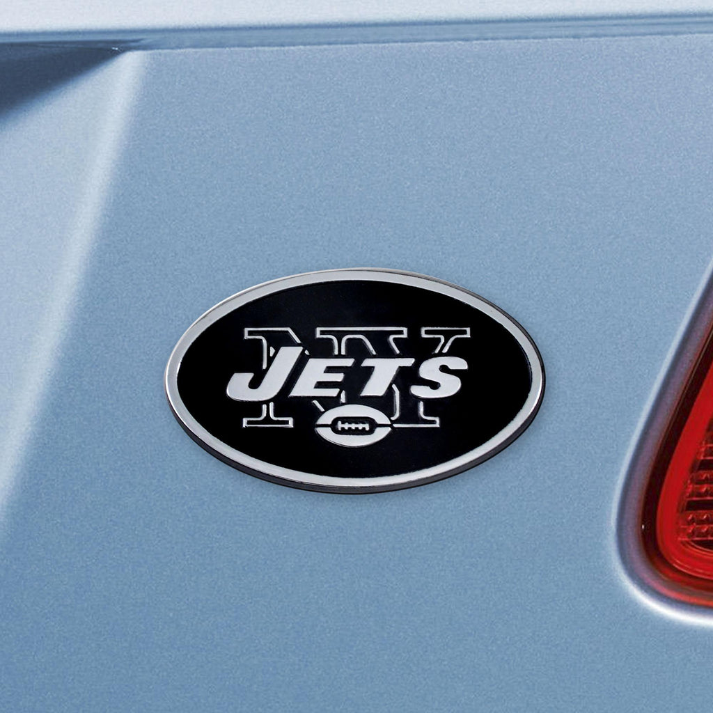 New York Jets Chrome Emblem 3"x3.2" 