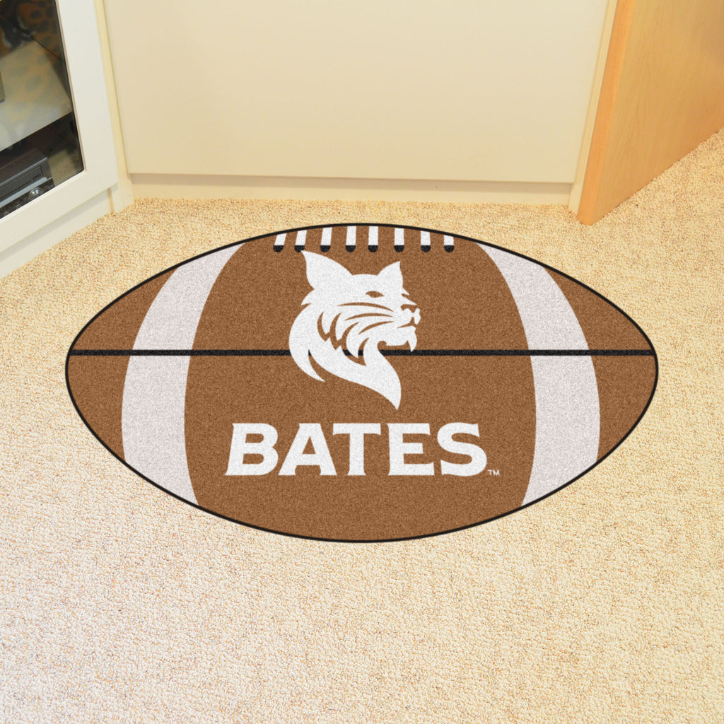 Bates College Football Rug 20.5"x32.5"