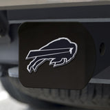 Buffalo Bills Hitch Cover Chrome on Black 3.4"x4" 