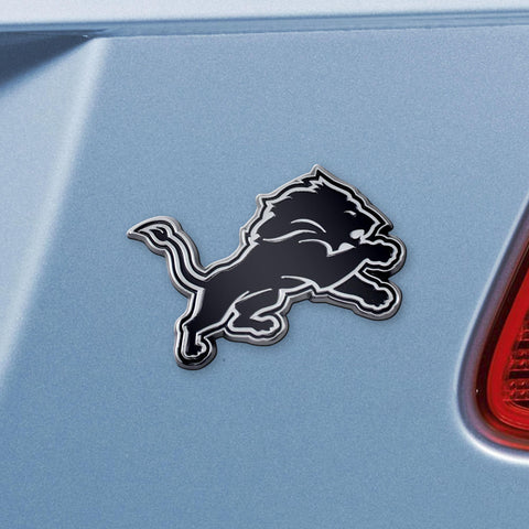 Detroit Lions Chrome Emblem 3"x3.2" 