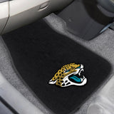 Jacksonville Jaguars 2 pc Embroidered Car Mat Set 17"x25.5" 