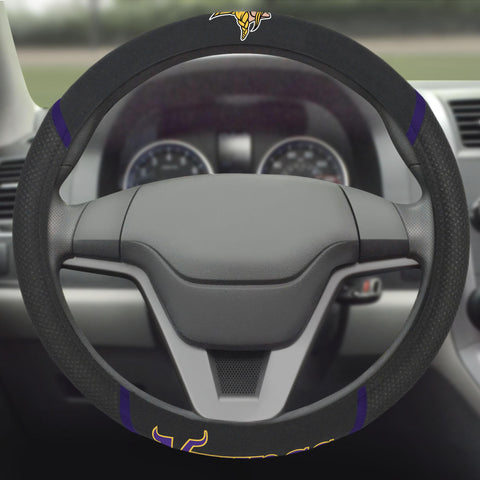 Minnesota Vikings Steering Wheel Cover 15"x15" 