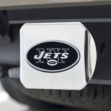 New York Jets Chrome Hitch Chrome3.4"x4" 