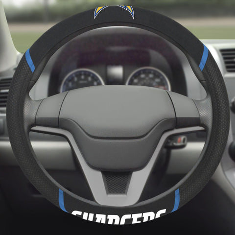 Los Angeles Chargers Steering Wheel Cover 15"x15" 