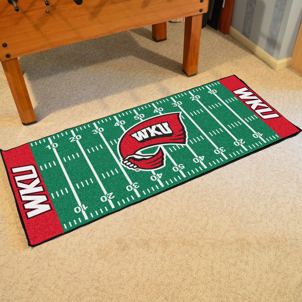 Western Kentucky Hilltoppers Football Field Runner 30"x72" 