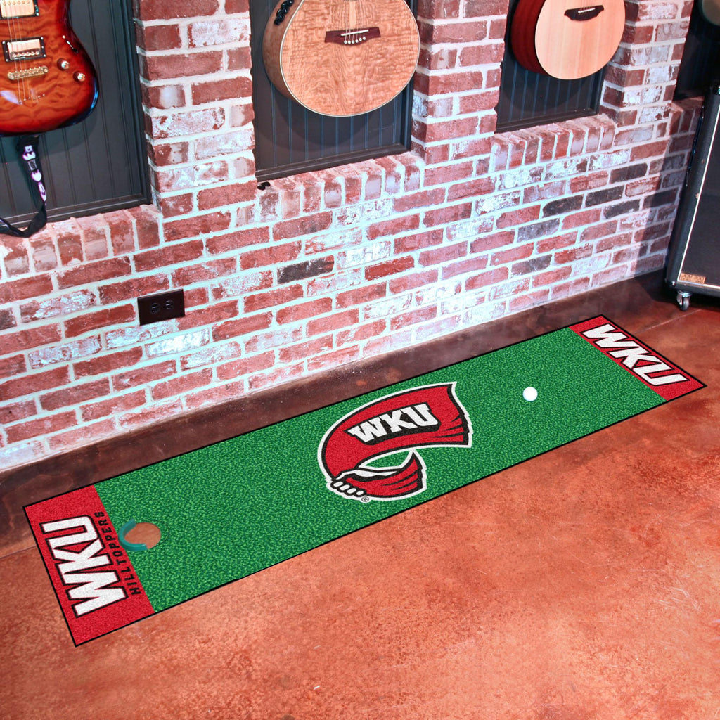 Western Kentucky Hilltoppers Putting Green Mat 18"x72" 