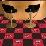 Western Kentucky Hilltoppers Team Carpet Tiles 18"x18" tiles 