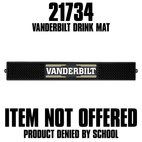 Vanderbilt Commodores Drink Mat 3.25"x24" 