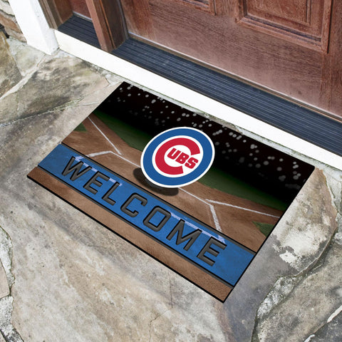 Chicago Cubs Crumb Rubber Door Mat 18"x30" 