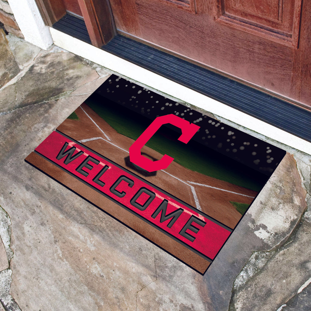 Cleveland Indians Crumb Rubber Door Mat 18"x30" 