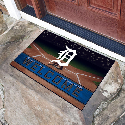 Detroit Tigers Crumb Rubber Door Mat 18"x30" 