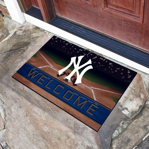 New York Yankees Crumb Rubber Door Mat 18"x30" 