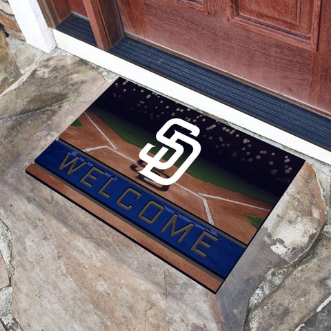 San Diego Padres Crumb Rubber Door Mat 18"x30" 