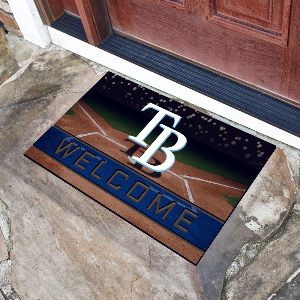 Tampa Bay Rays Crumb Rubber Door Mat 18"x30" 