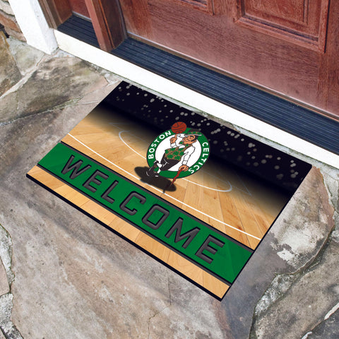 Boston Celtics Crumb Rubber Door Mat 18"x30" 