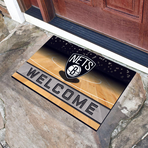Brooklyn Nets Crumb Rubber Door Mat 18"x30" 