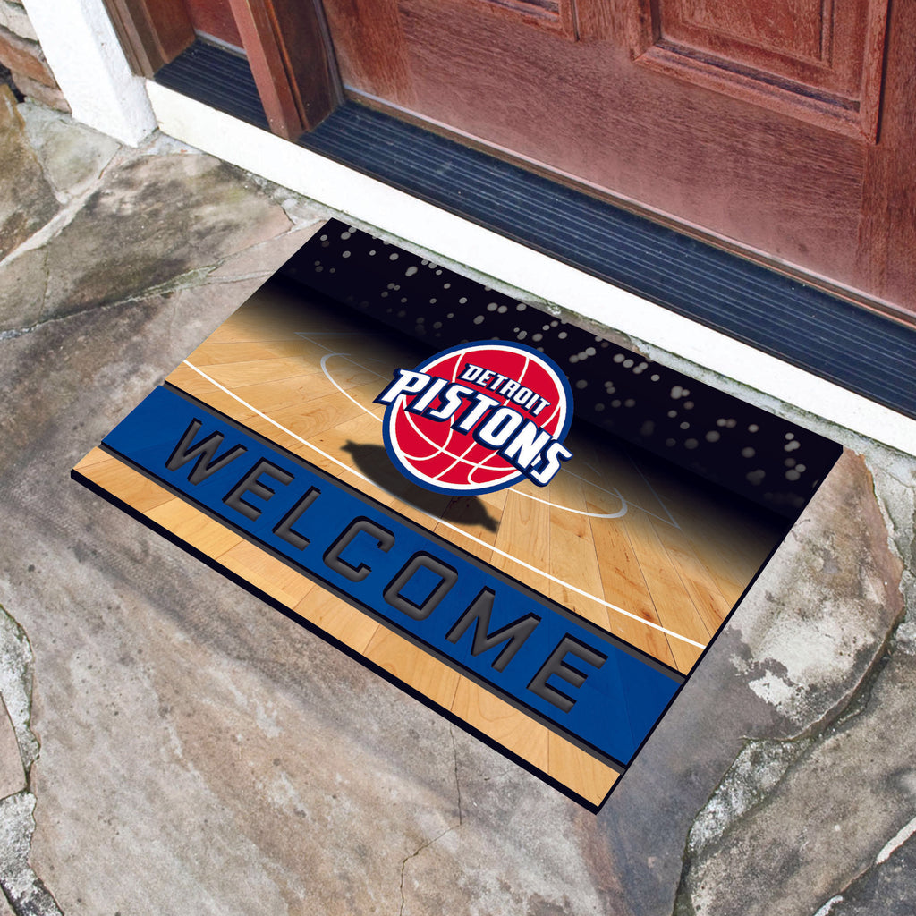 Detroit Pistons Crumb Rubber Door Mat 18"x30" 