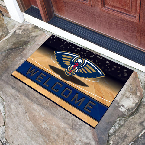 New Orleans Pelicans Crumb Rubber Door Mat 18"x30" 