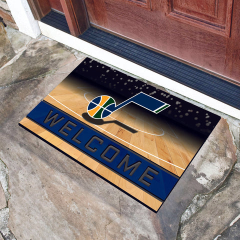 Utah Jazz Crumb Rubber Door Mat 18"x30" 