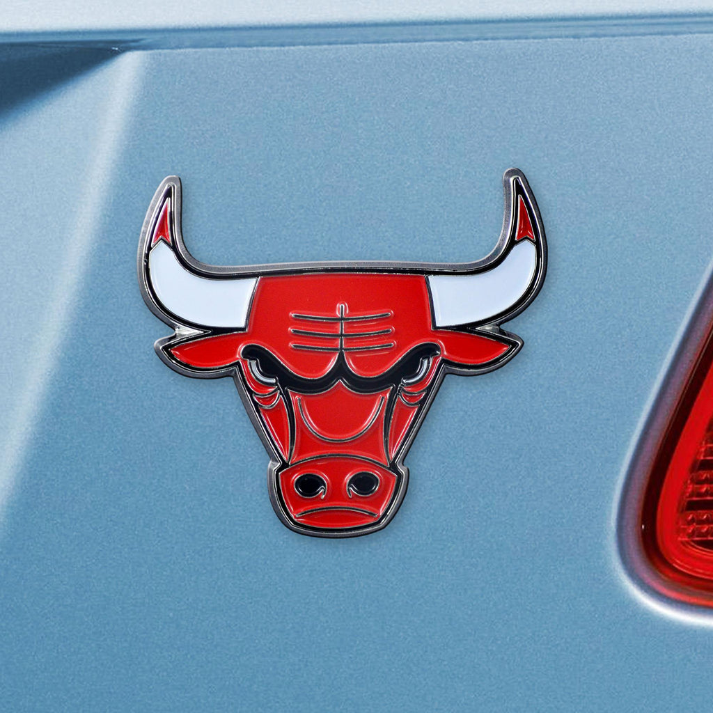 Chicago Bulls Color Emblem 2.8"x3.2" 