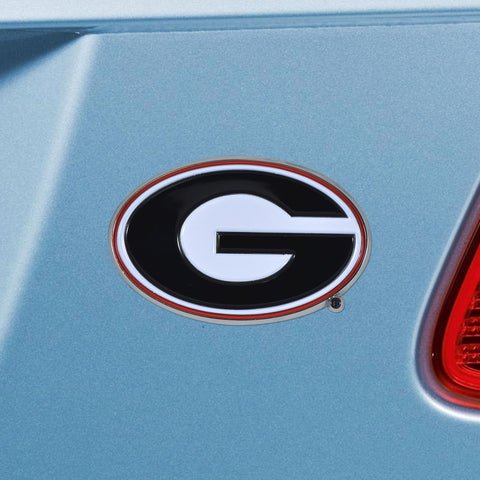 Georgia Bulldogs Color Emblem 2"x3.2" 