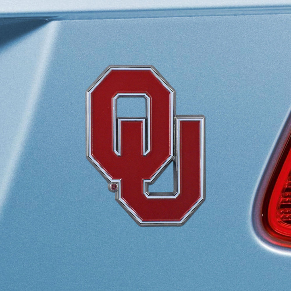 Oklahoma Sooners Color Emblem 3.2"x2.3" 