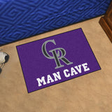 Colorado Rockies Man Cave Starter 19"x30" 