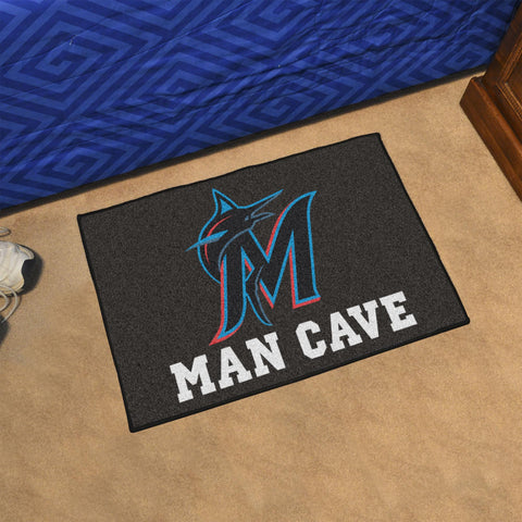 Miami Marlins Man Cave Starter 19"x30" 