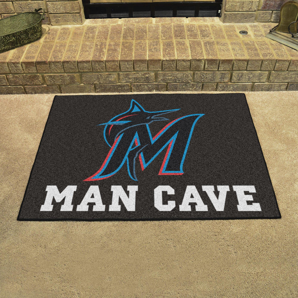 Miami Marlins Man Cave All Star 33.75"x42.5" 