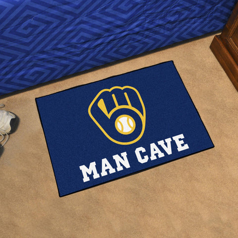 Milwaukee Brewers Man Cave Starter 19"x30" 
