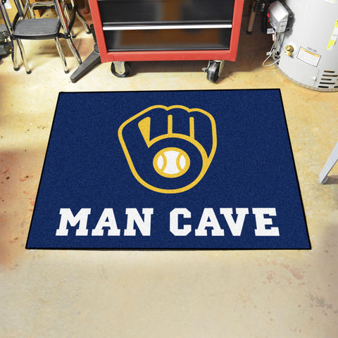 Milwaukee Brewers Man Cave All Star 33.75"x42.5" 