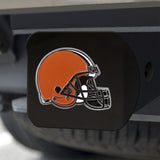 Cleveland Browns Color Hitch Cover Black3.4"x4" 