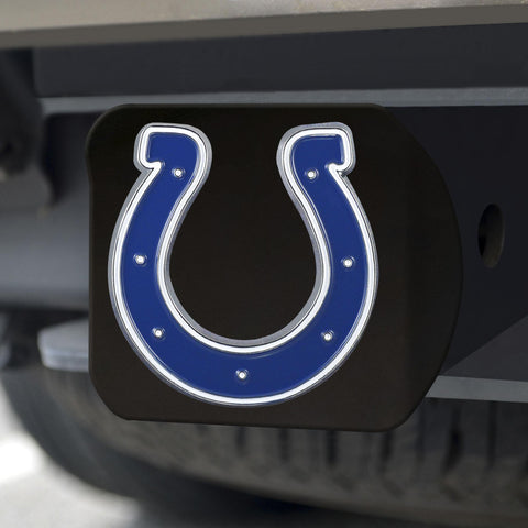 Indianapolis Colts Color Hitch Cover Black3.4"x4" 