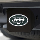 New York Jets Color Hitch Cover Black3.4"x4" 