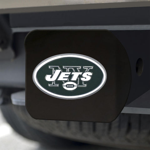 New York Jets Color Hitch Cover Black3.4"x4" 